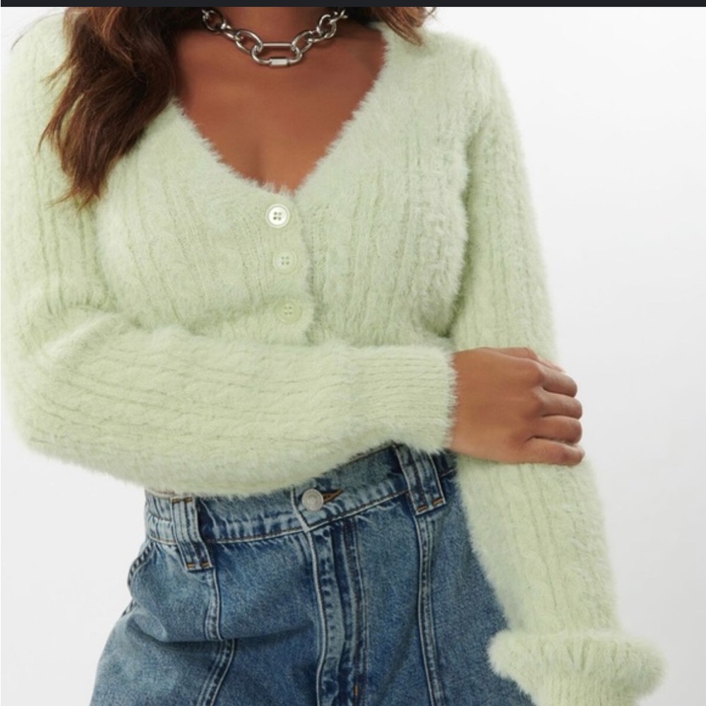 (23) Garage Fuzzy Cardigan